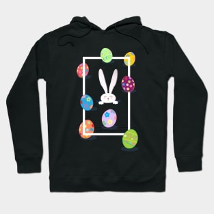 Easter Hunt Egg Easter Bunny Holiday Cute Rabbit Art Hoodie